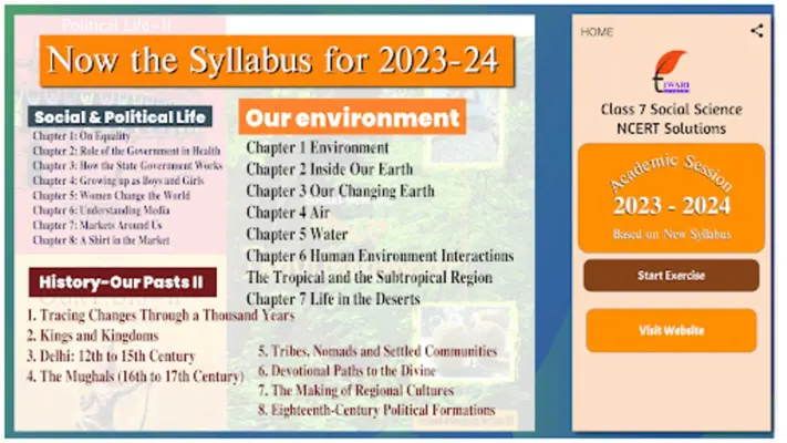 Class 7 Social Science android App screenshot 7